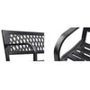 Image of Gardeon Cast Iron Modern Garden Bench Seat - Black