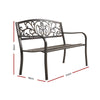 Image of Gardeon Cast Iron Victorian Garden Bench Seat - Bronze