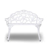 Image of Gardeon Victorian Outdoor Garden Bench Seat – White