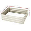 Image of Green Fingers 120 x 90cm Raised Garden Bed Set of 2 - Cream