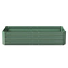 Image of Green Fingers 150 x 90cm Galvanised Steel Garden Bed - Green