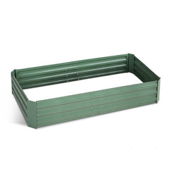 Green Fingers 150cm x 90cm Raised Garden Bed Set of 2 - Green