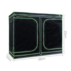 Green Fingers 280cm x 200cm Tall Hydroponic Grow Tent