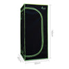 Image of Green Fingers 60cm x 140cm Tall Hydroponic Grow Tent