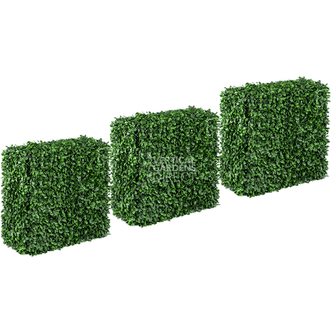 Rose Artificial Freestanding Hedge 75cm x 75cm x 25cm UV Stabilised